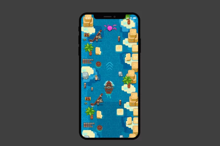 Top View Pirate Topic Game Asset Pack