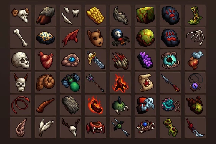 Chaos Monster Loot 32×32 Icons