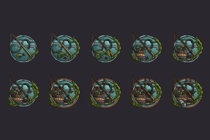 Free Profession Achievement Vector RPG Icons