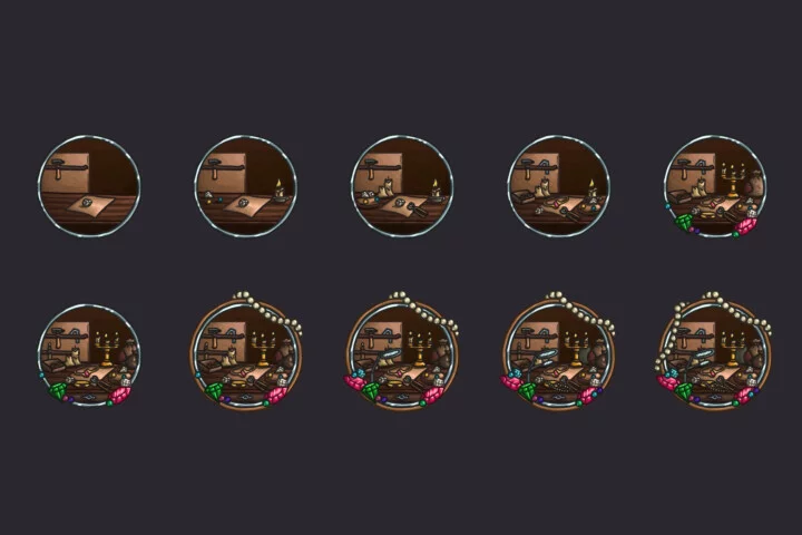 Free Profession Achievement Vector RPG Icons