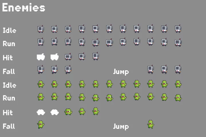 Free Simple Platformer Game Kit Pixel Art