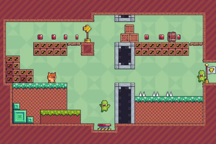Free Simple Platformer Game Kit Pixel Art