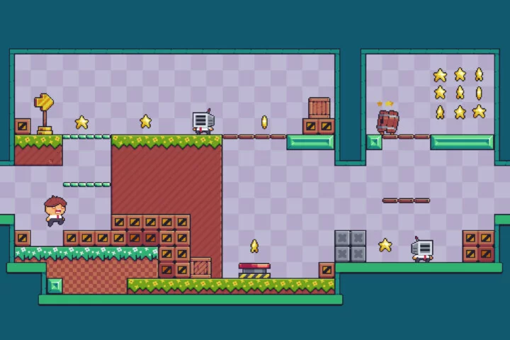 Free Simple Platformer Game Kit Pixel Art