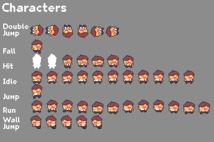 Free Simple Platformer Game Kit Pixel Art