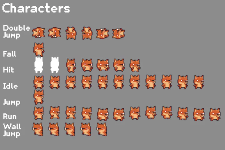 Free Simple Platformer Game Kit Pixel Art