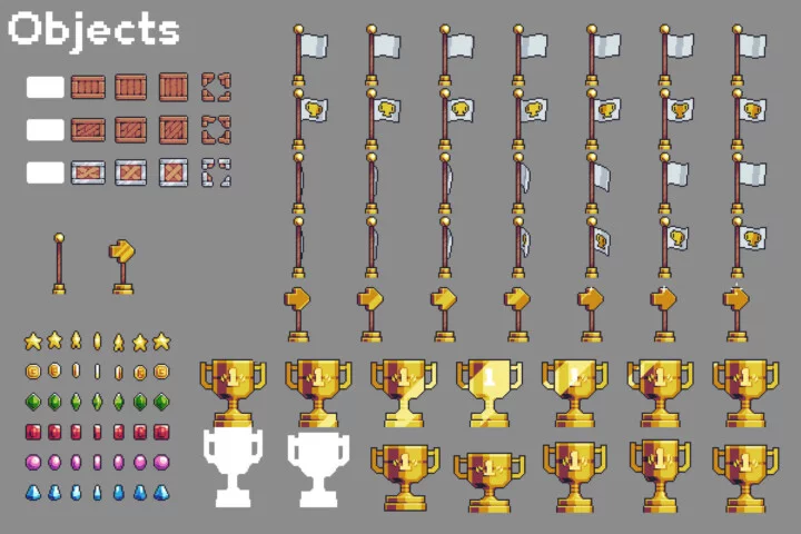 Free Simple Platformer Game Kit Pixel Art