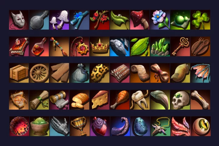 High-quality RPG Loot Icons