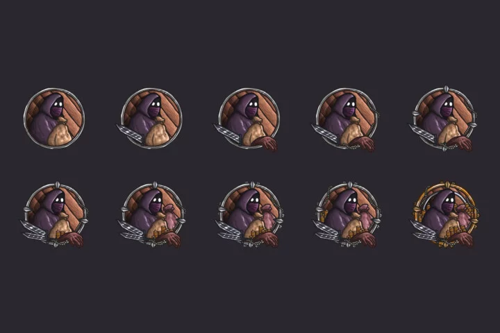 Free Warrior Weapon Achievement Vector Icons