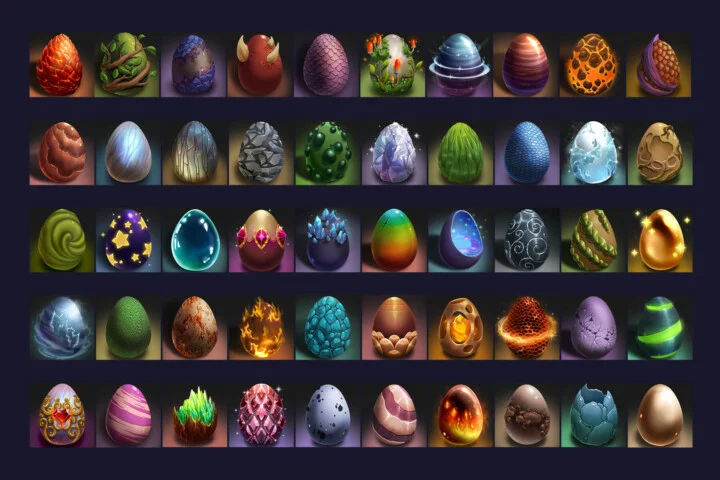 RPG Dragon Egg Icons