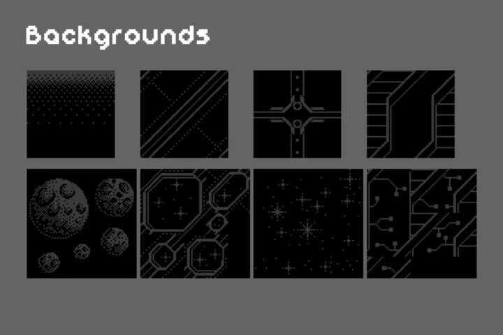 Free Sci-Fi Platformer 1-Bit Pixel Art Game Kit