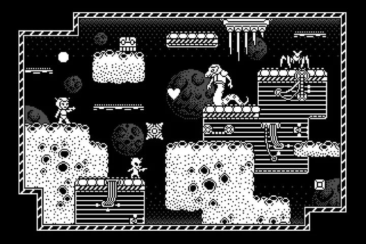 Free Sci-Fi Platformer 1-Bit Pixel Art Game Kit