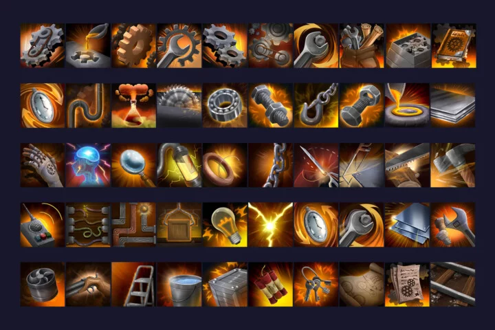 RPG Engineering Skill Icons