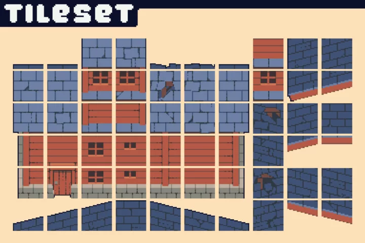 House Constructor for Top-Down RPG Asset Pack