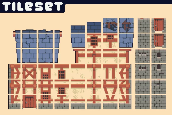 House Constructor for Top-Down RPG Asset Pack