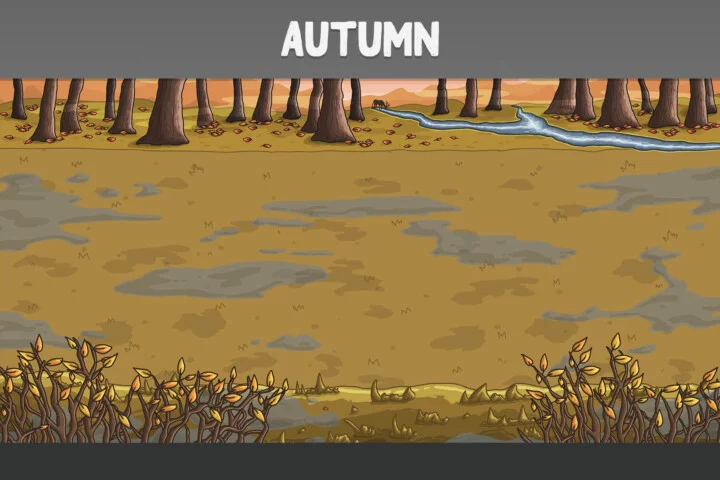 Clearing in the Forest Vector Battle Backgrounds