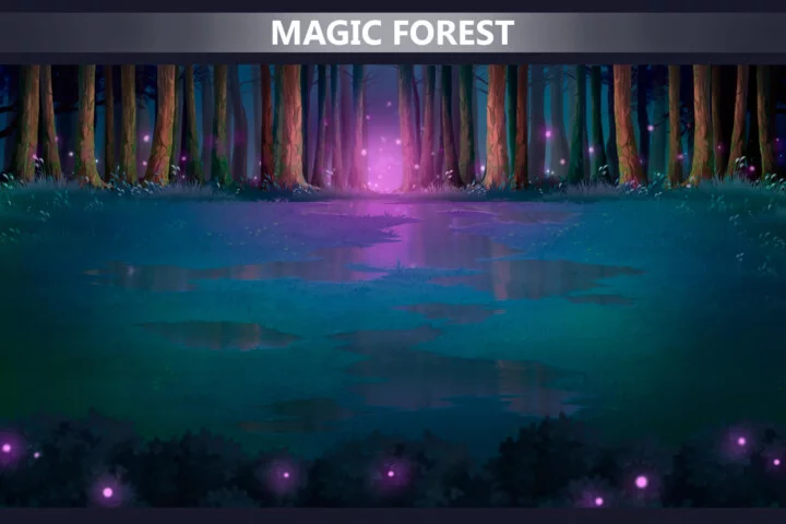 Horizontal Dark Magic Battle Backgrounds