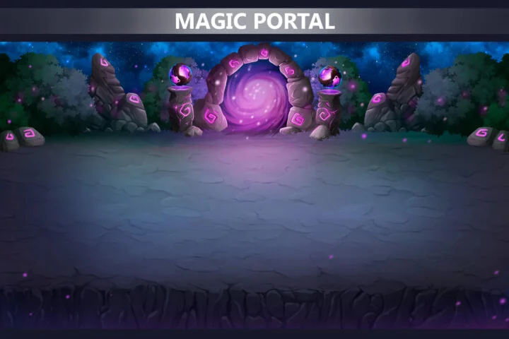 Horizontal Dark Magic Battle Backgrounds