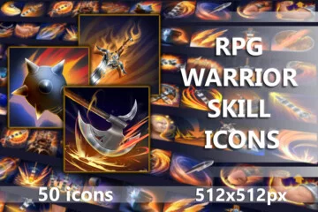 RPG Warrior Skill Icons