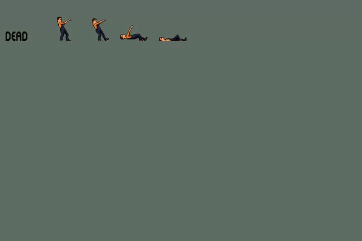 City Man Pixel Art Character Sprite Sheets