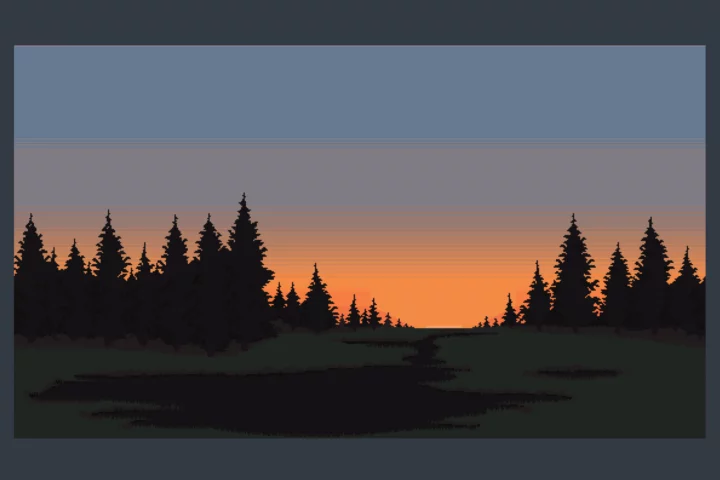 Forest and Trees Free Pixel Backgrounds