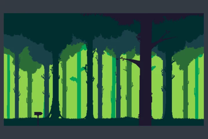 Forest and Trees Free Pixel Backgrounds