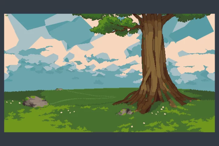 Forest and Trees Free Pixel Backgrounds