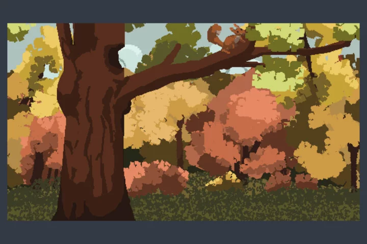 Free Autumn Pixel Backgrounds for Game
