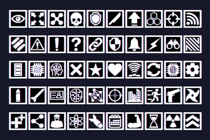 Free Cyberpunk Game Icons for UI
