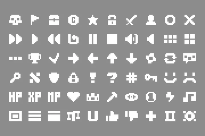 Pixel Game User Interface for Platformer