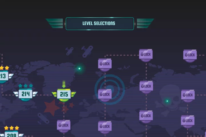The 2D Level Map Asset Pack for Military Games