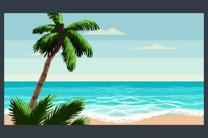 4 Free Seamless Nature Pixel Backgrounds