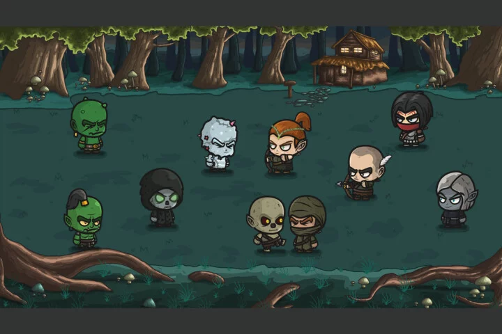 Dark Magic Battle Game Backgrounds