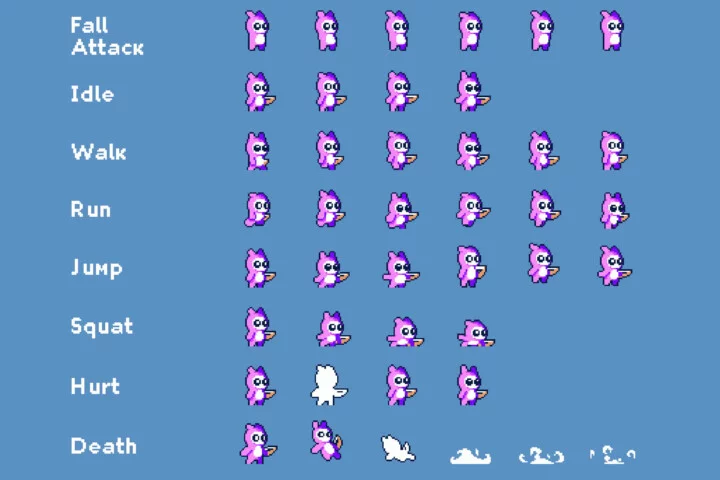 Free Tiny Pixel Hero Sprites with Bow Attacks