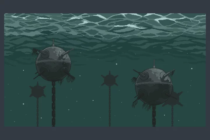 Free Underwater World Pixel Art Backgrounds