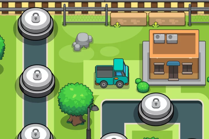 Game Road Map with Level Indicators Asset Pack