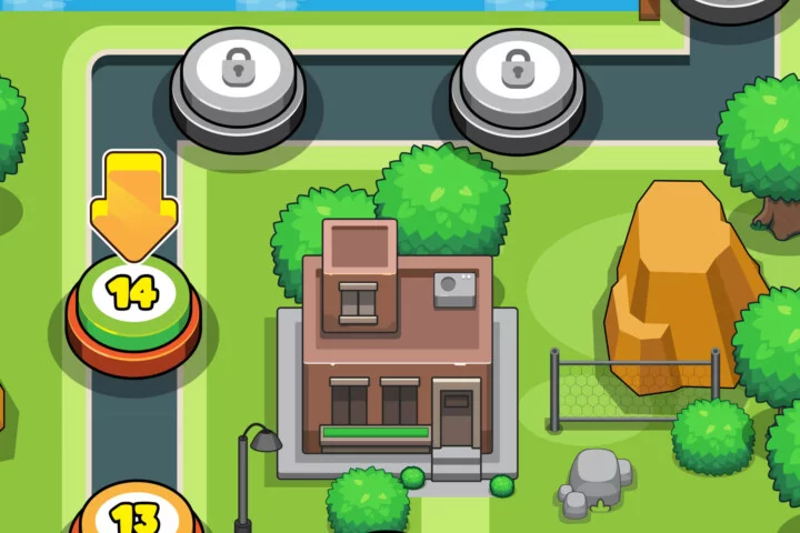 Game Road Map with Level Indicators Asset Pack