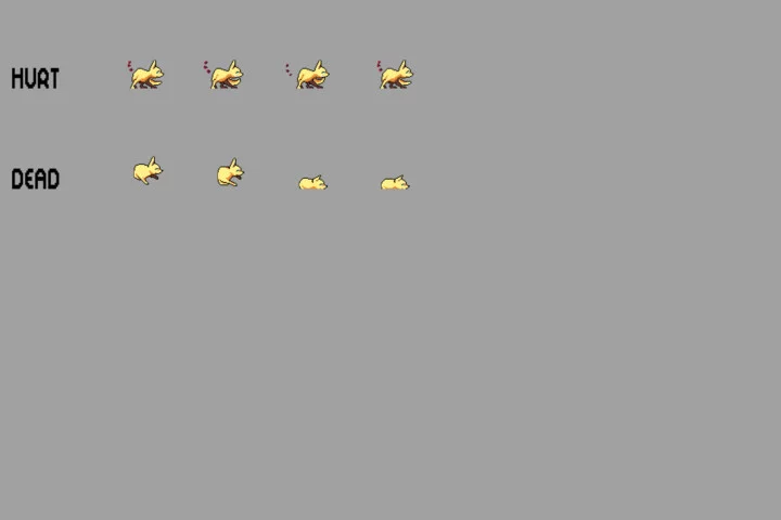 Pet Pixel Art Character Sprite Sheets