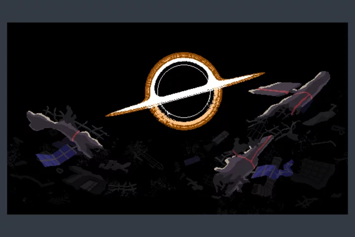 Space Station Pixel Art Backgrounds