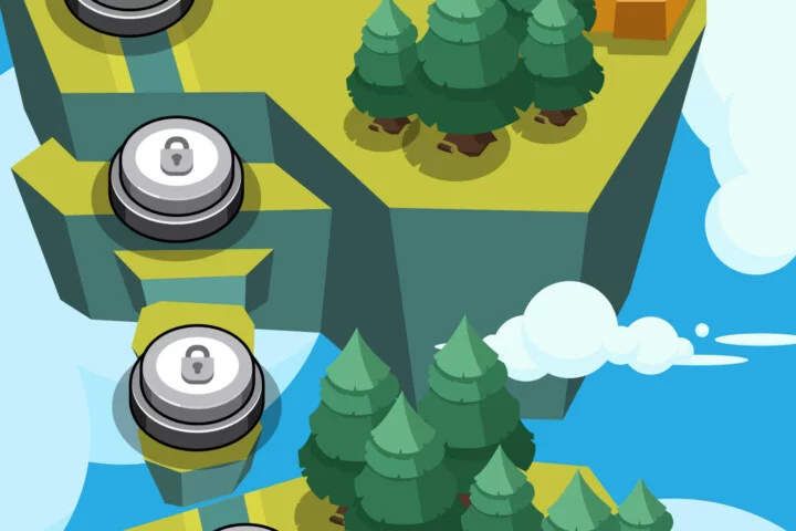 The Top-Down Level Selection Asset Pack