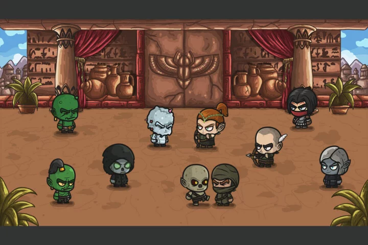 Horizontal Egypt Battle Backgrounds