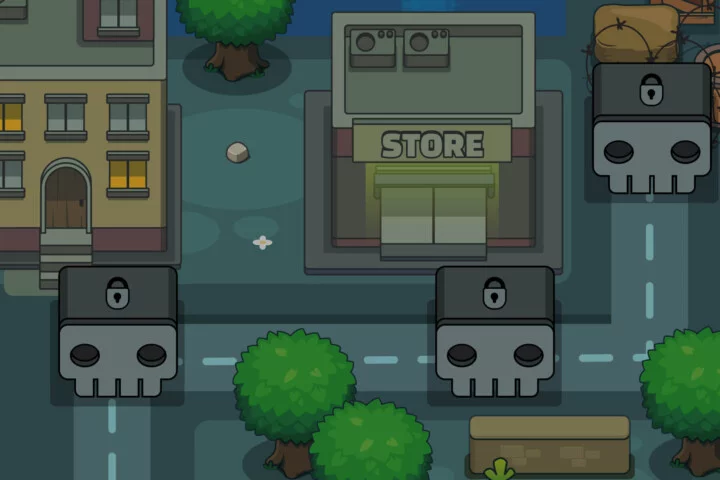 Top-Down Level Map Asset Pack for Zombie Game