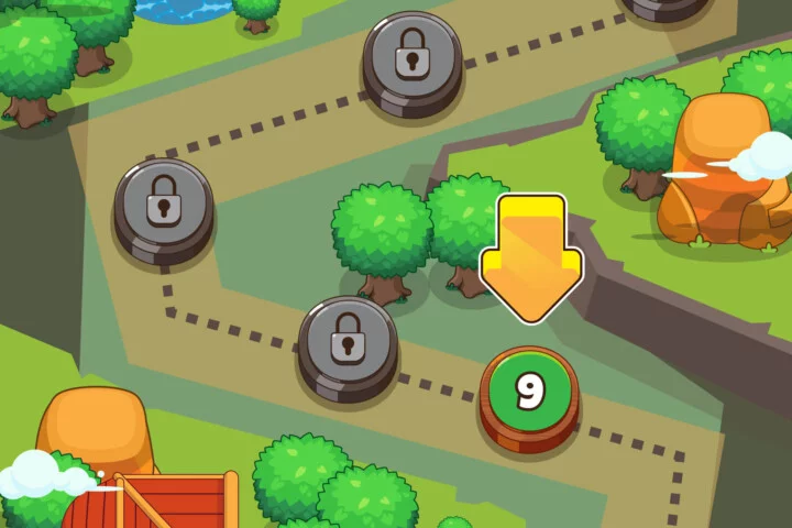 Vector Top-Down Level Map Asset Pack