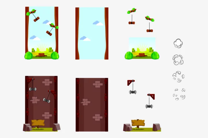 Cartoon Copter Game Asset Mini Kit