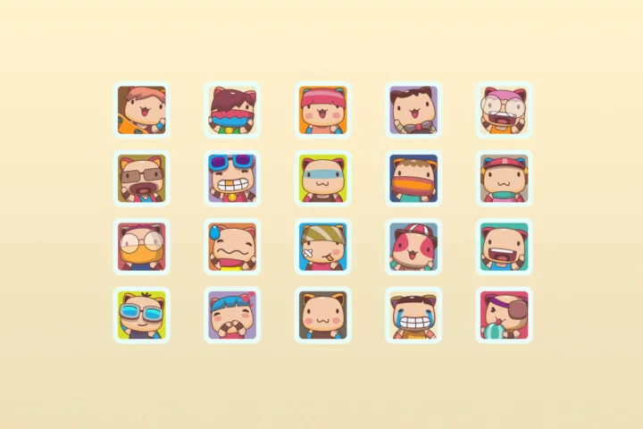 Cute Avatars Game Asset Pack