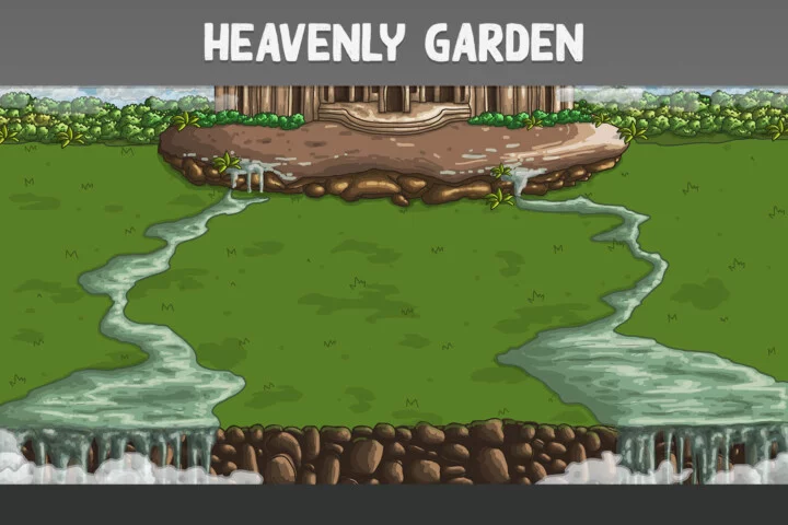 Flying Island Battle Backgrounds