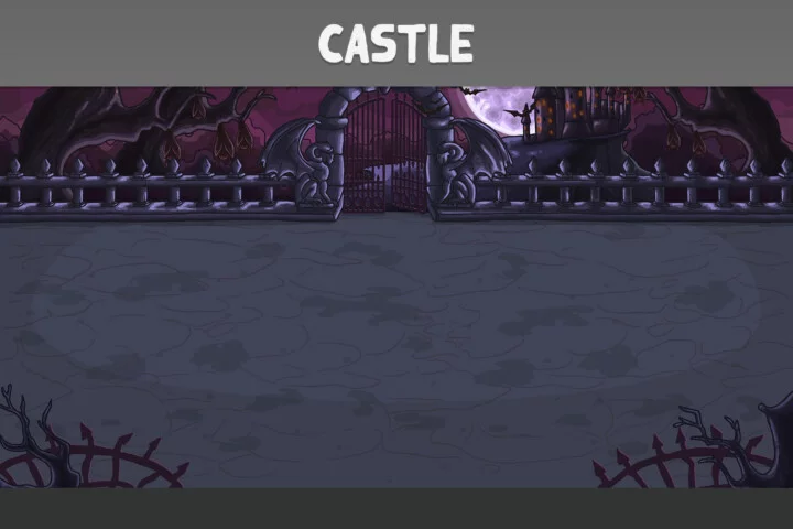 Vampire Horizontal Battle Backgrounds