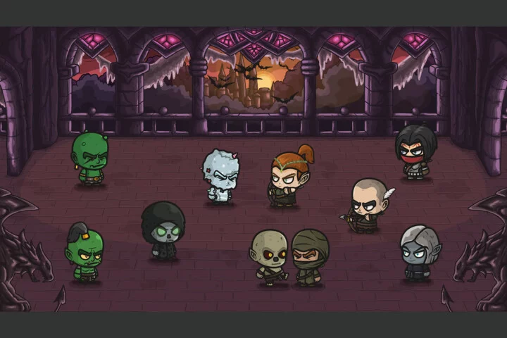 Vampire Horizontal Battle Backgrounds