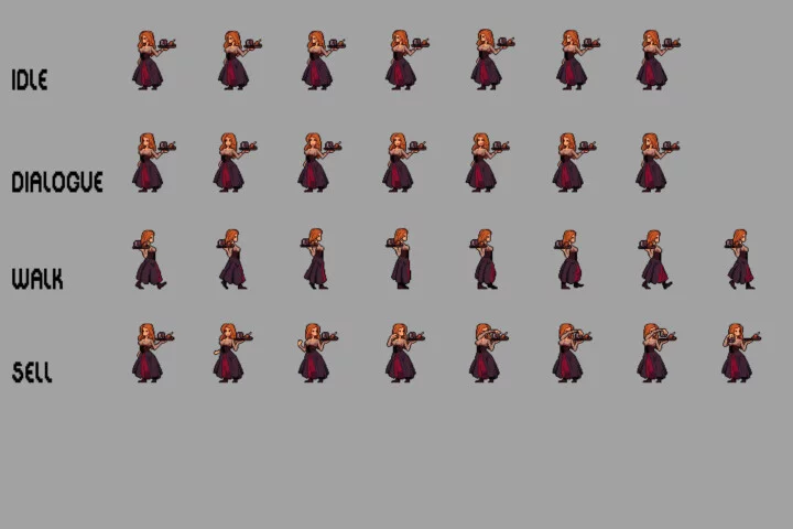 Village NPC Pixel Art Character Sprite Pack