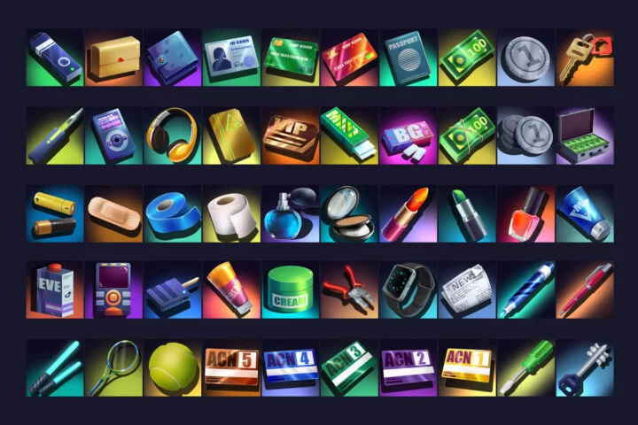 Cyberpunk Pocket Thing Game Icons