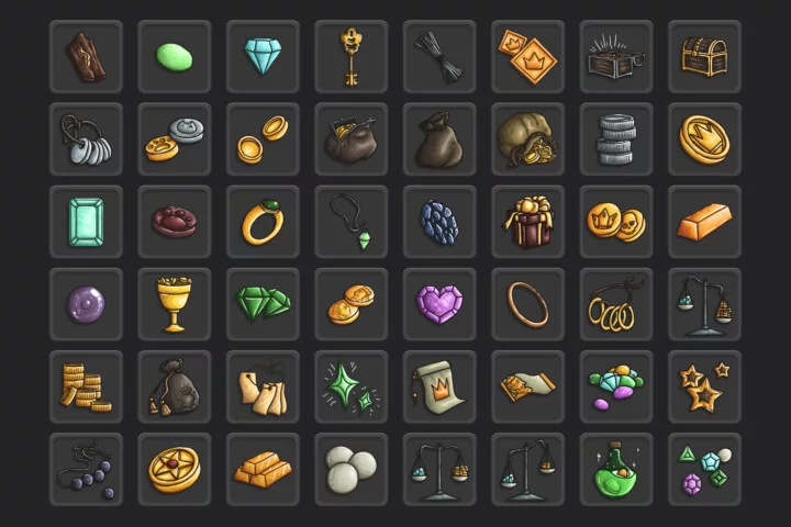 Free Currency Loot Vector Icons